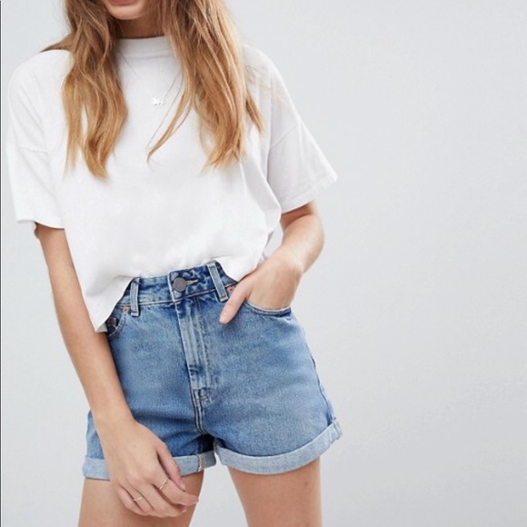 asos mom shorts